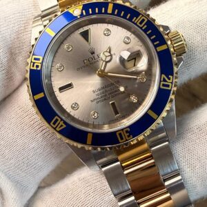 Rolex Submariner Date 16613 – Serti-wijzerplaat – NOS