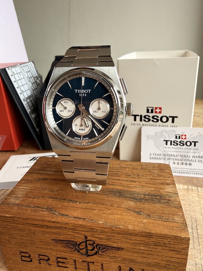 Tissot PRX Chronograaf full set